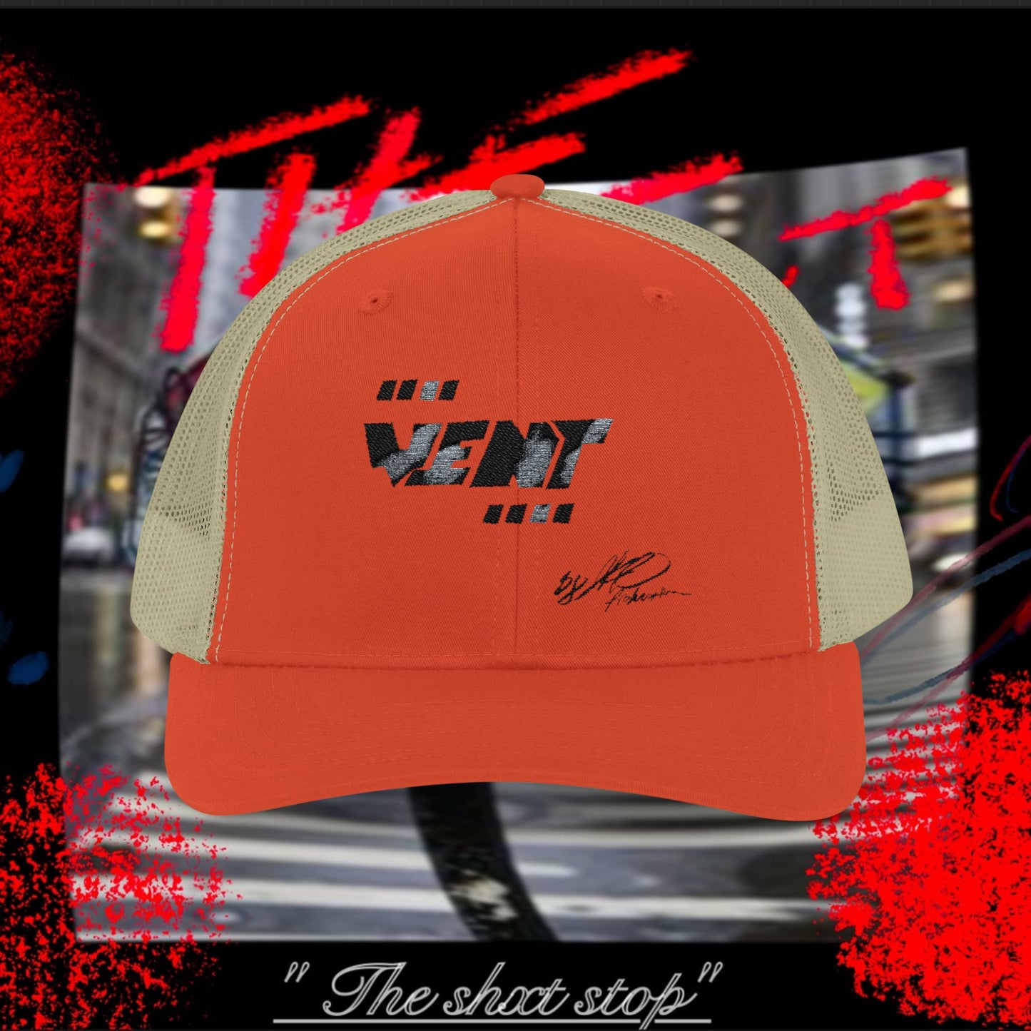 Industrial Street 'Vent' Digital Camo Snapback Trucker Cap