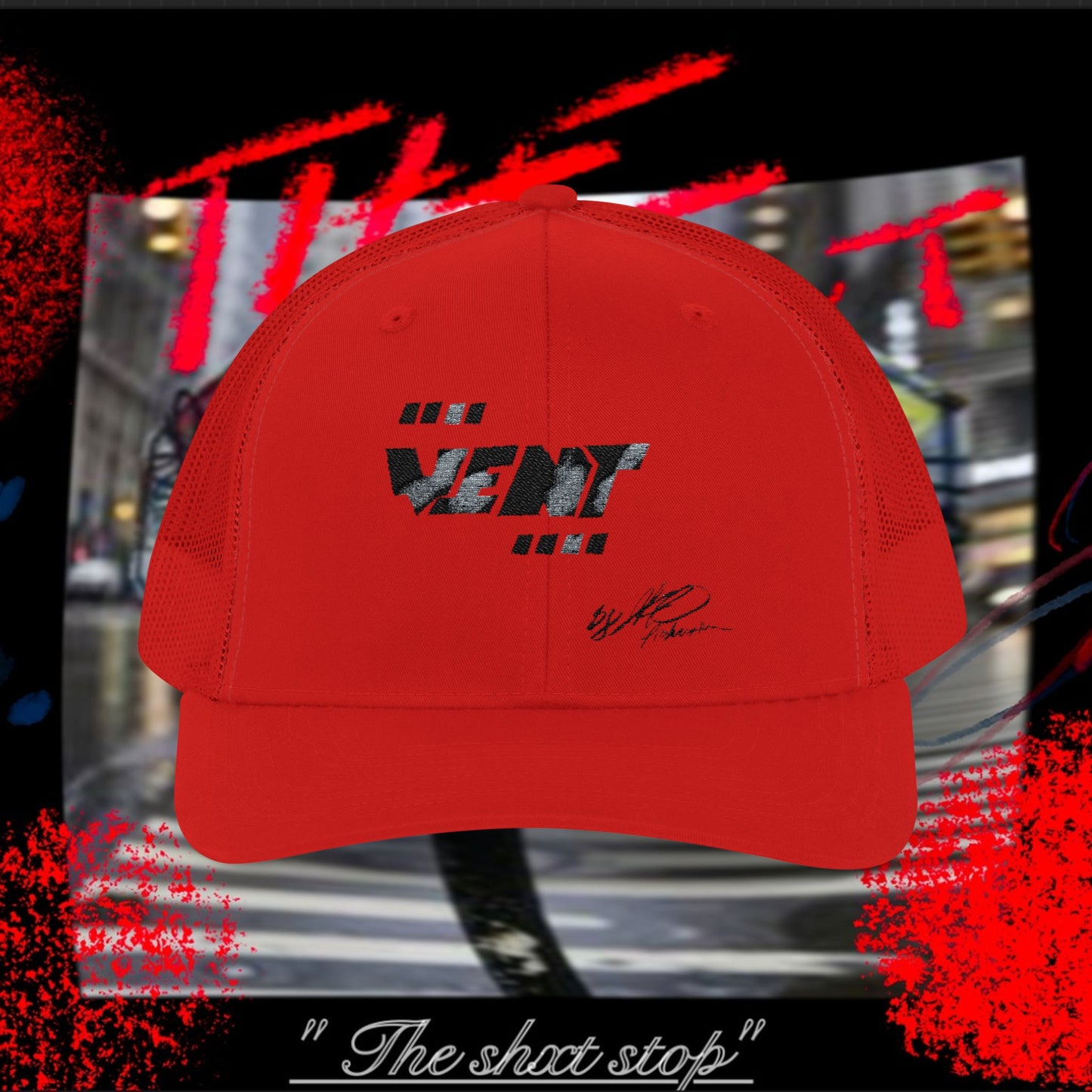 Industrial Street 'Vent' Digital Camo Snapback Trucker Cap
