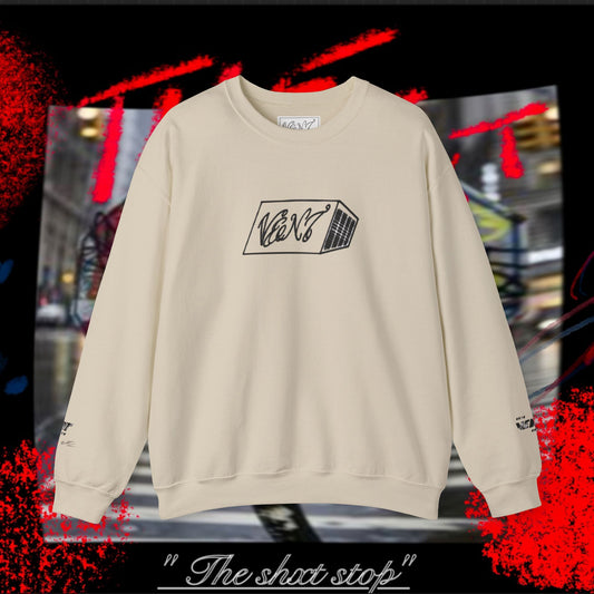 VenT Industrial Street Art Crewneck Sweatshirt