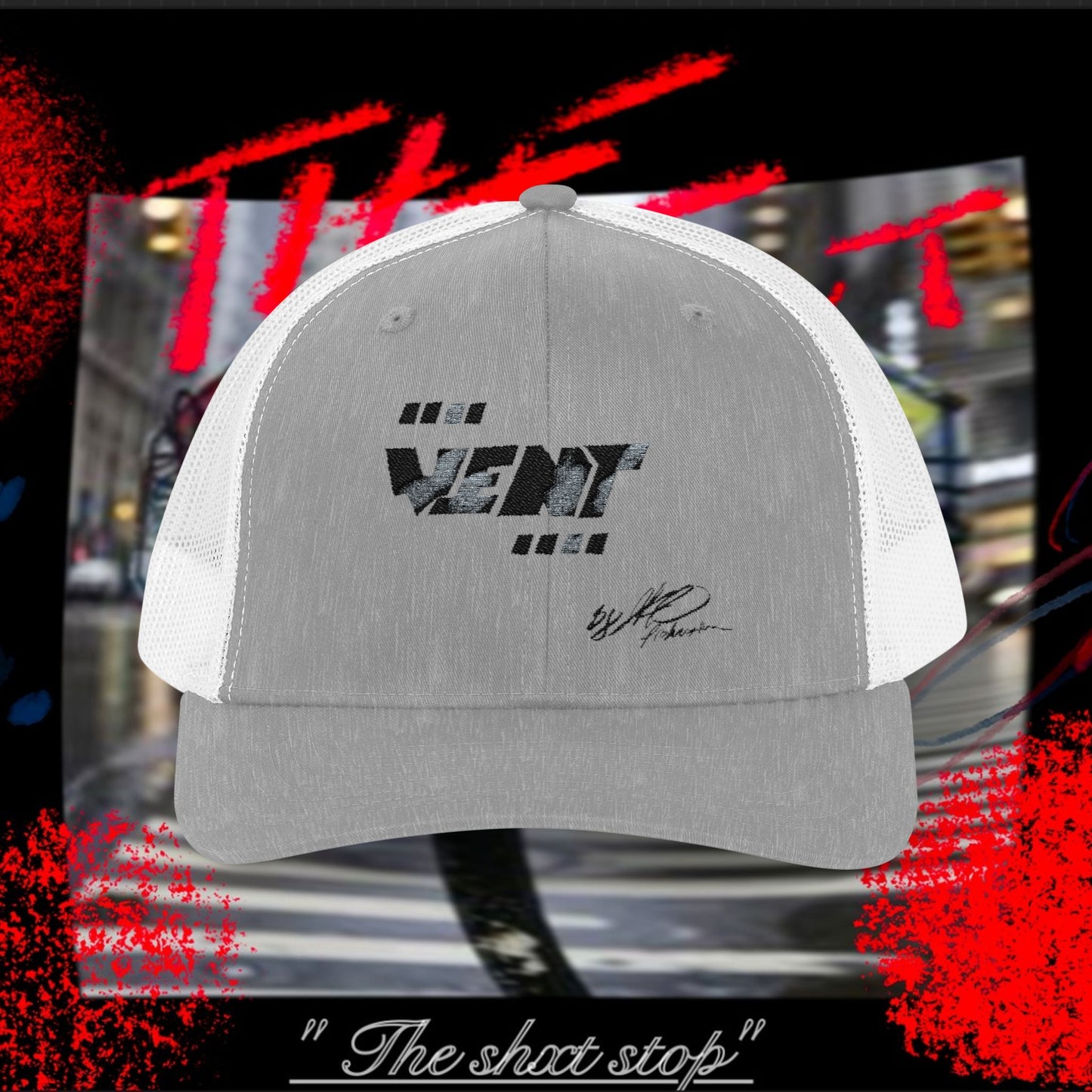 Industrial Street 'Vent' Digital Camo Snapback Trucker Cap