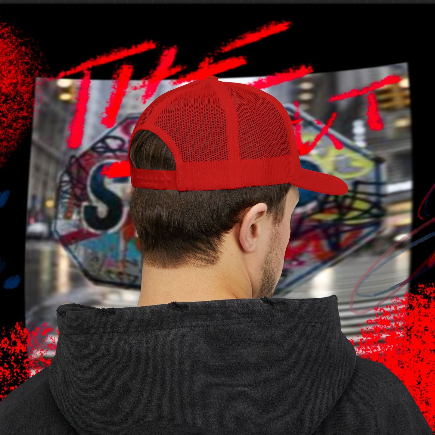 Industrial Street 'Vent' Digital Camo Snapback Trucker Cap
