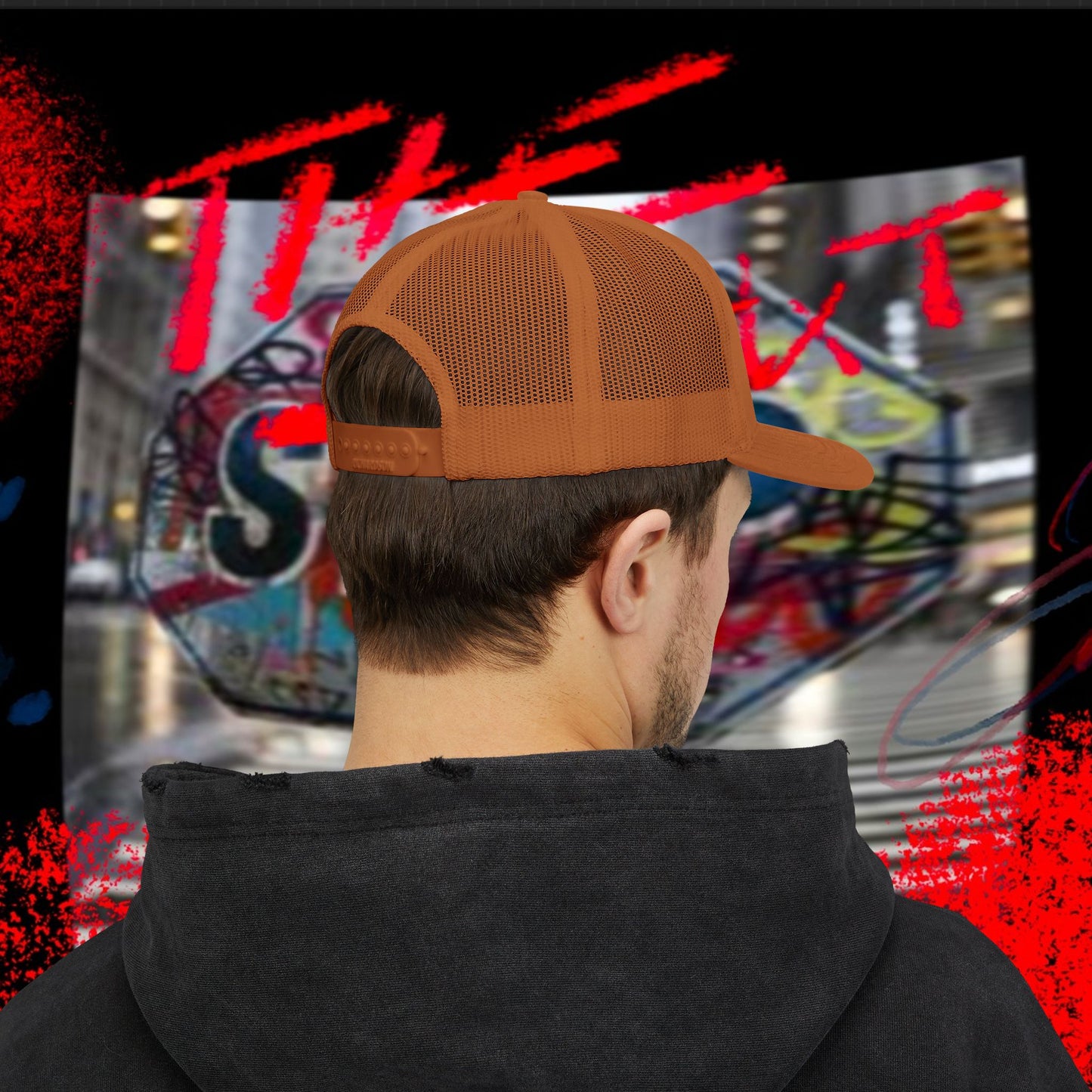 Industrial Street 'Vent' Digital Camo Snapback Trucker Cap
