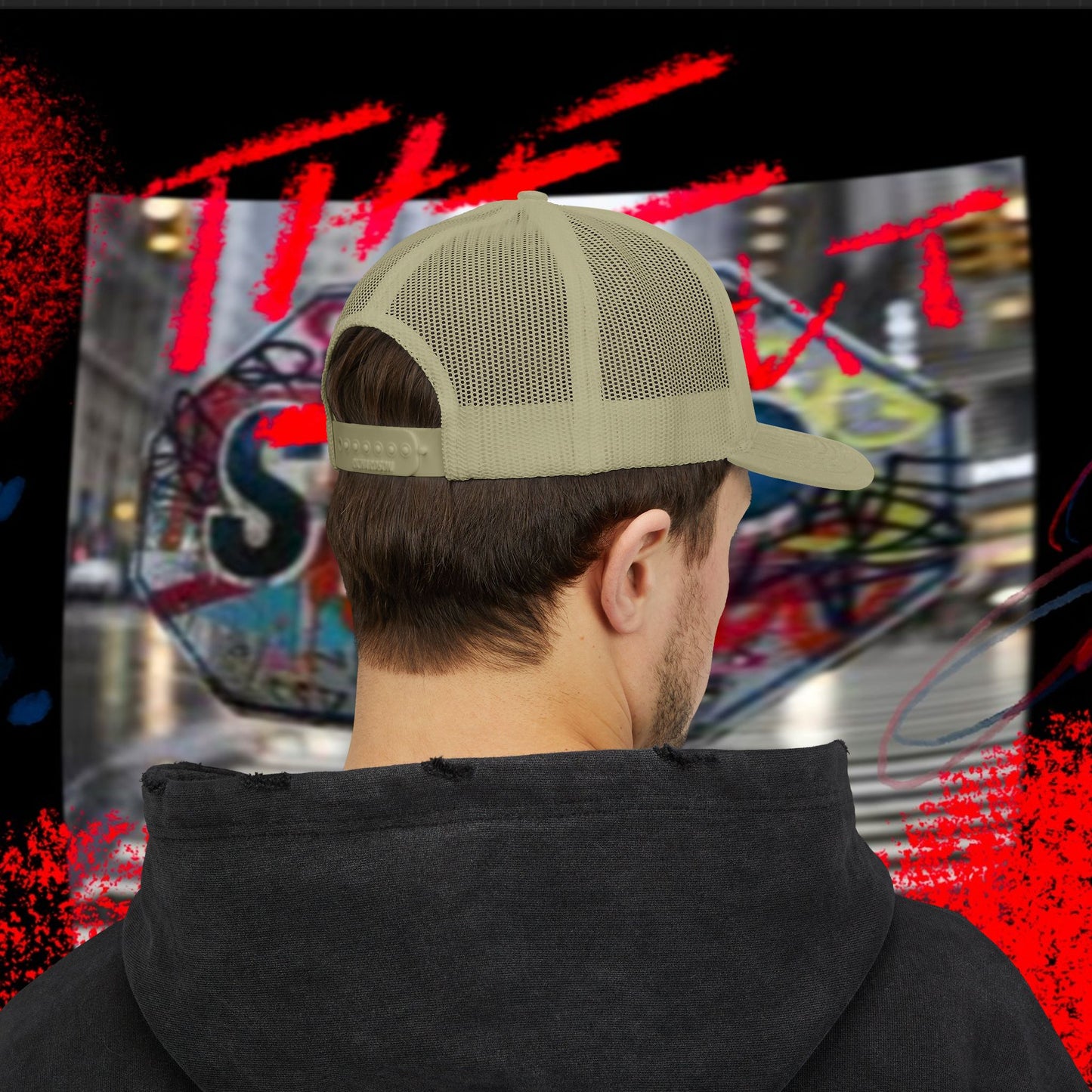 Industrial Street 'Vent' Digital Camo Snapback Trucker Cap
