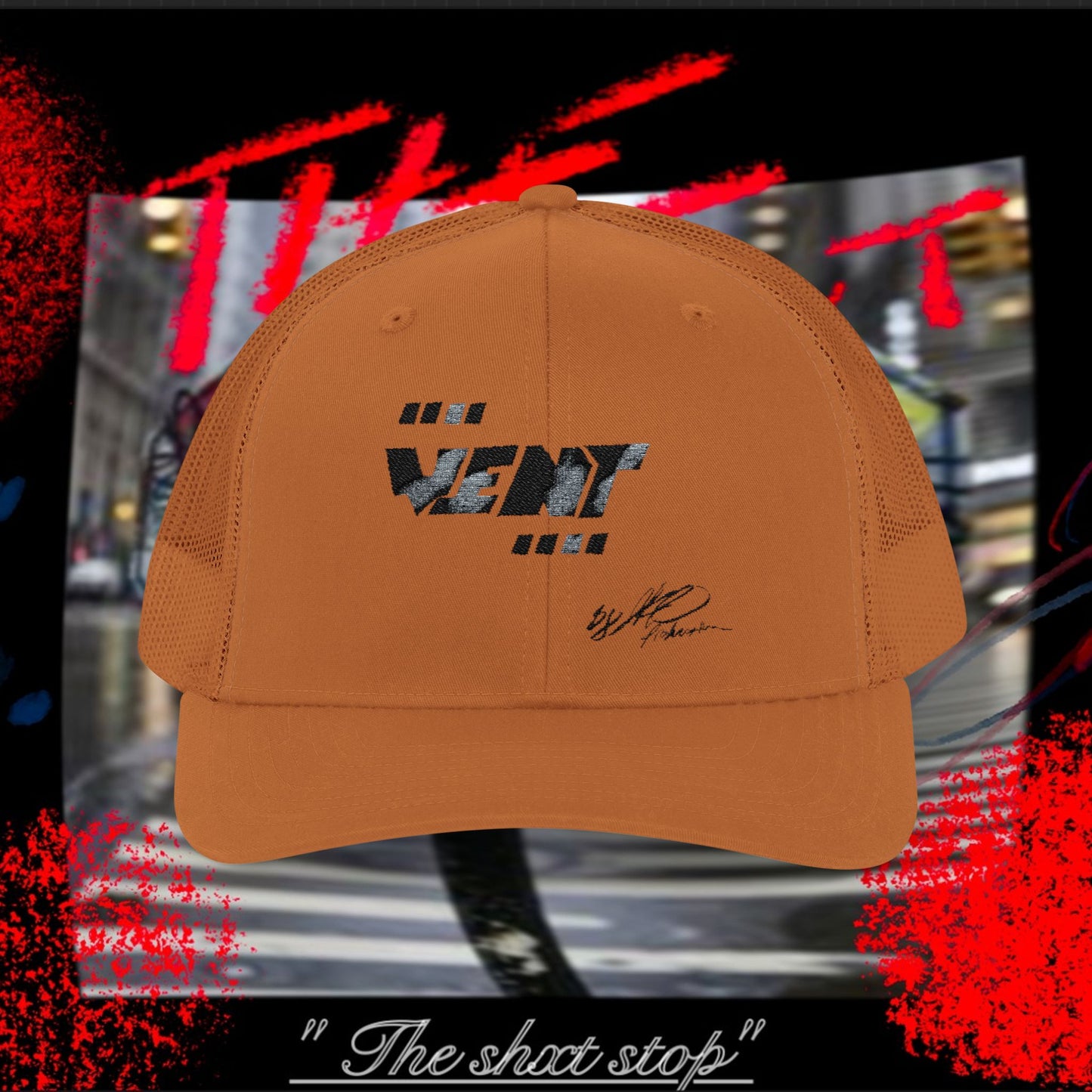 Industrial Street 'Vent' Digital Camo Snapback Trucker Cap