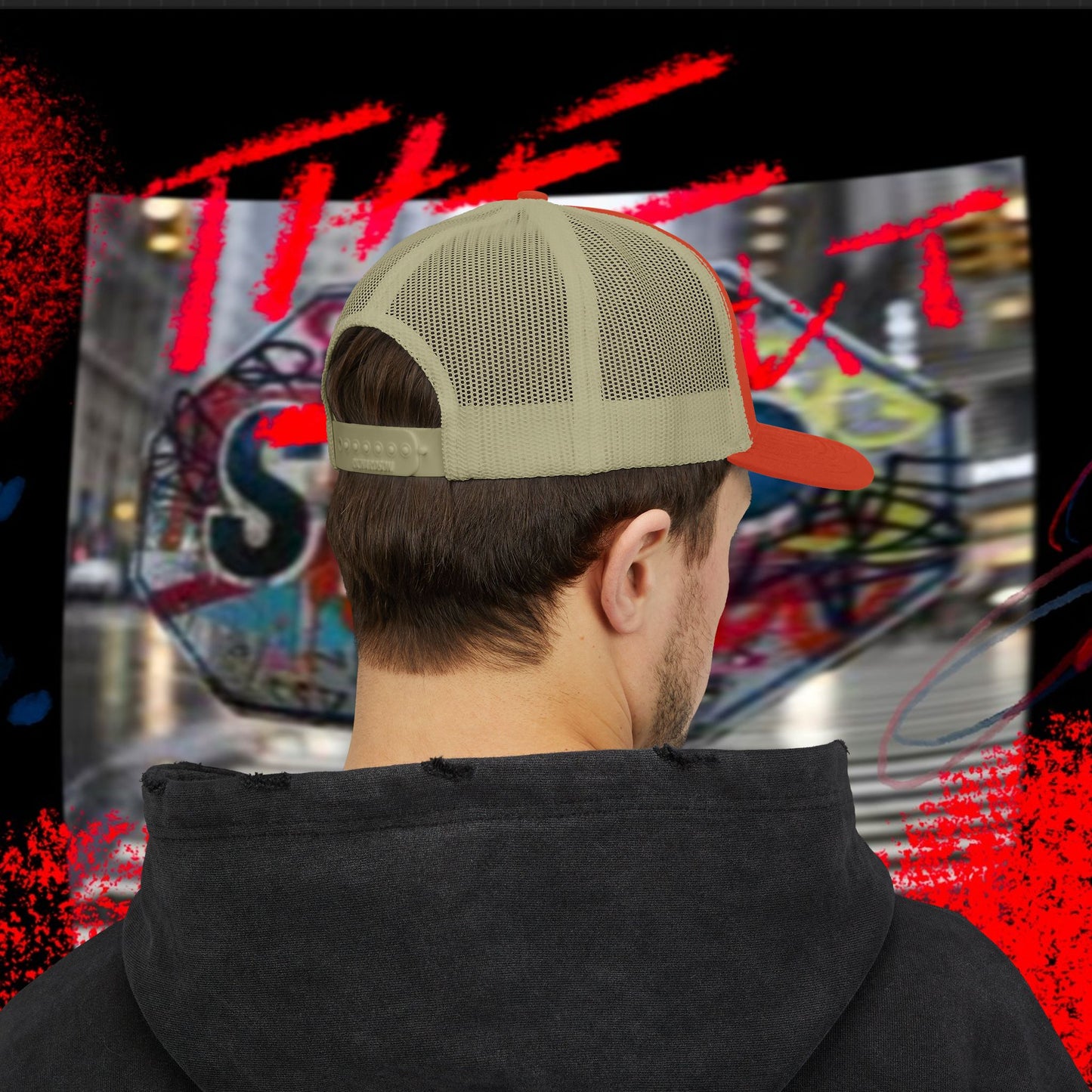 Industrial Street 'Vent' Digital Camo Snapback Trucker Cap